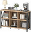 6 Cube Storage Organizer With Shelf Rustic Oak Bookcase