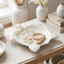 Conch Shell Bowl, Gypsum White 6"