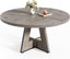 Round 47 Inch Dining Table For 4 To 6 With Grey Pedestal