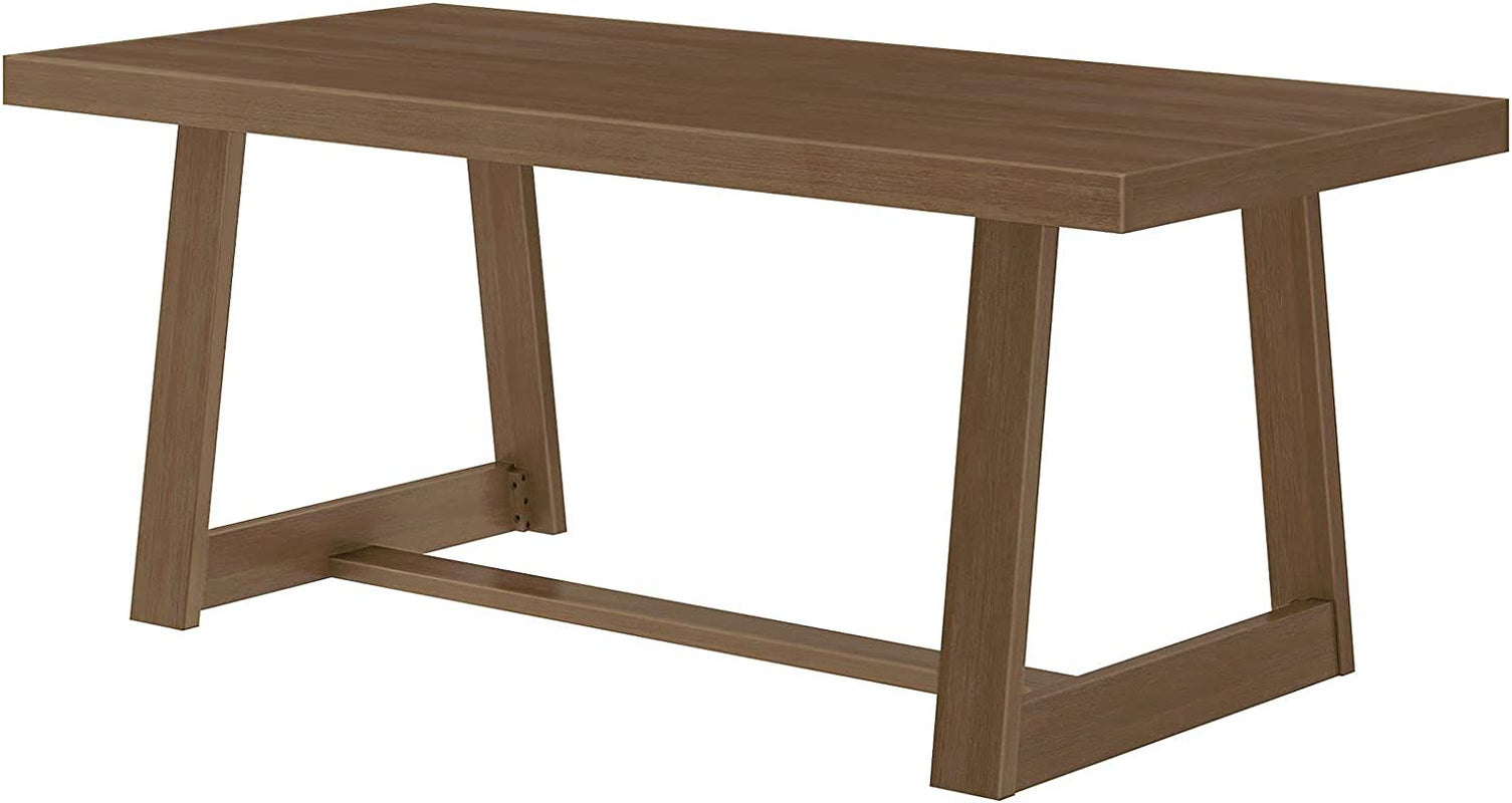 Pecan Wood Dining Table For Six Farmhouse Collection Secondary image