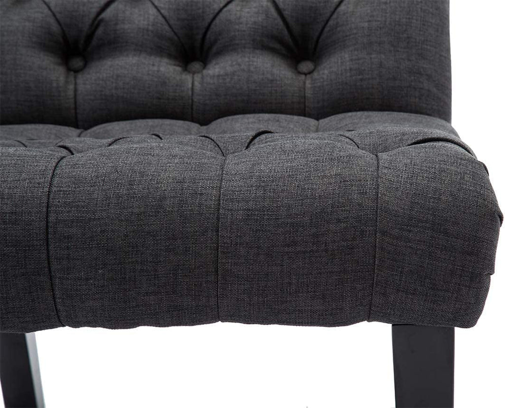 Gray Accent Chair With Wood Legs For Living Room Decor