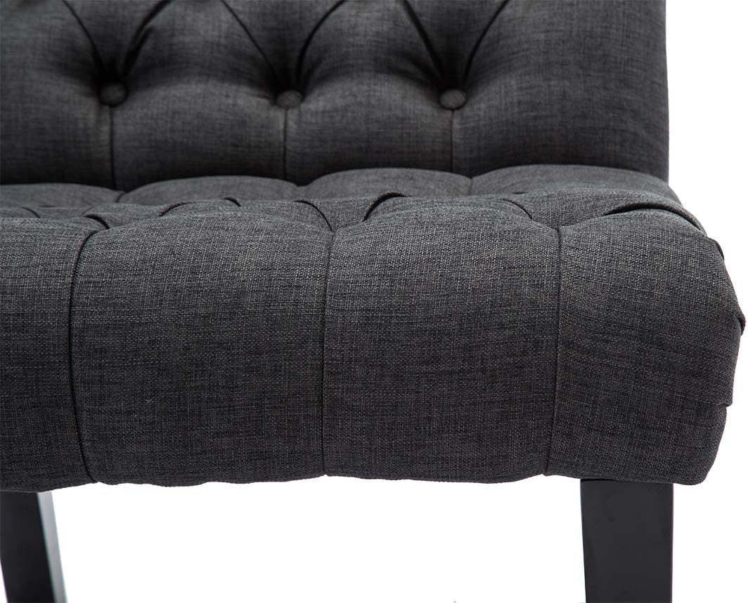 Gray Accent Chair With Wood Legs For Living Room Decor