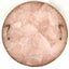 Rose Quartz Agate | Serving Tray With Brass Handles | Circular |