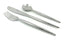 Hammered Stainless Steel Flatware 18-Piece Set Dinner knives, Dinner