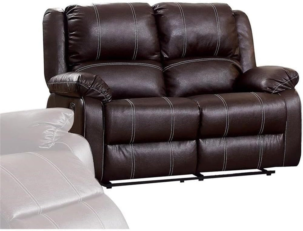 Brown Recliner Loveseat Modern Living Room Furniture Secondary image