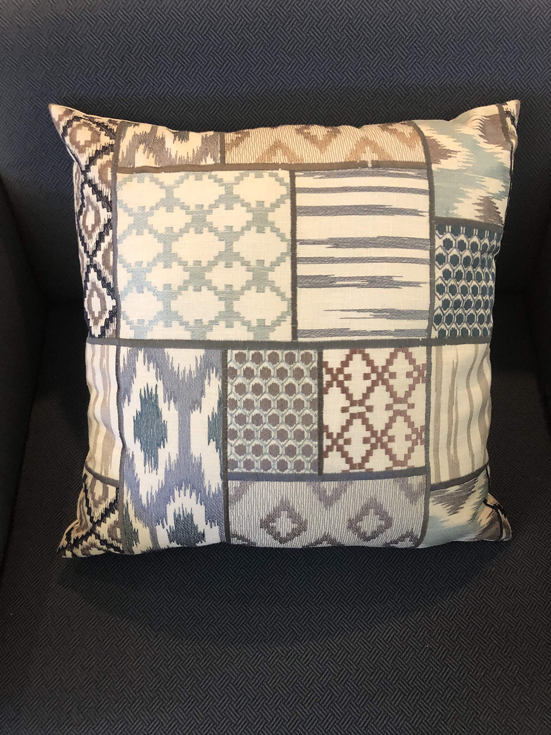 Crestmont Decorative Embroidered Pillow Covers/Cases 20x20 Set of 2 Secondary image