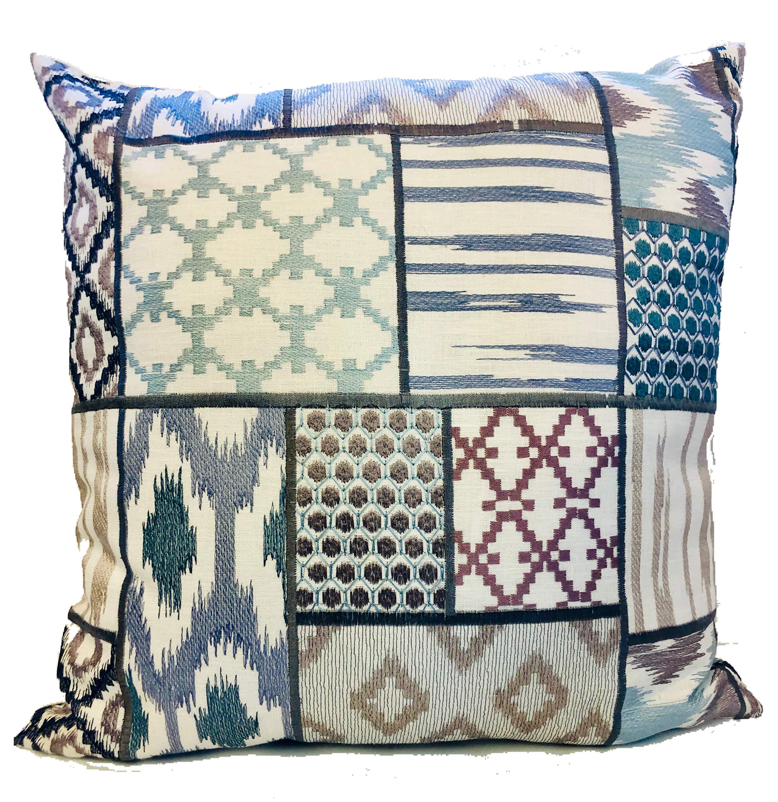 Crestmont Decorative Embroidered Pillow Covers/Cases 20x20 Set of 2 Main image