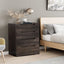 Dark Brown 4 Drawer Dresser For Bedroom Storage And Organization