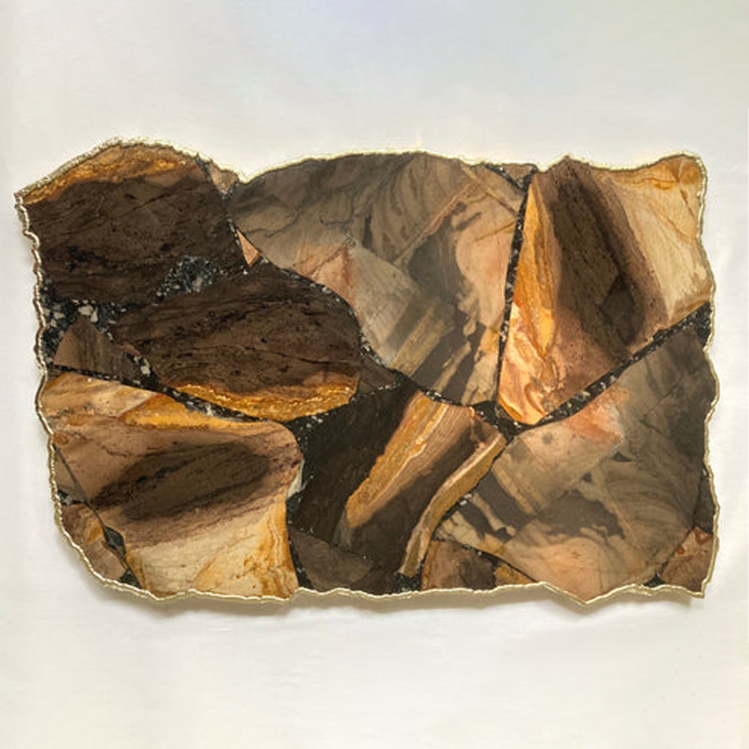 Large Brown Agate Cheese Platter/Tray/Personalised Momentos/Sign Main image