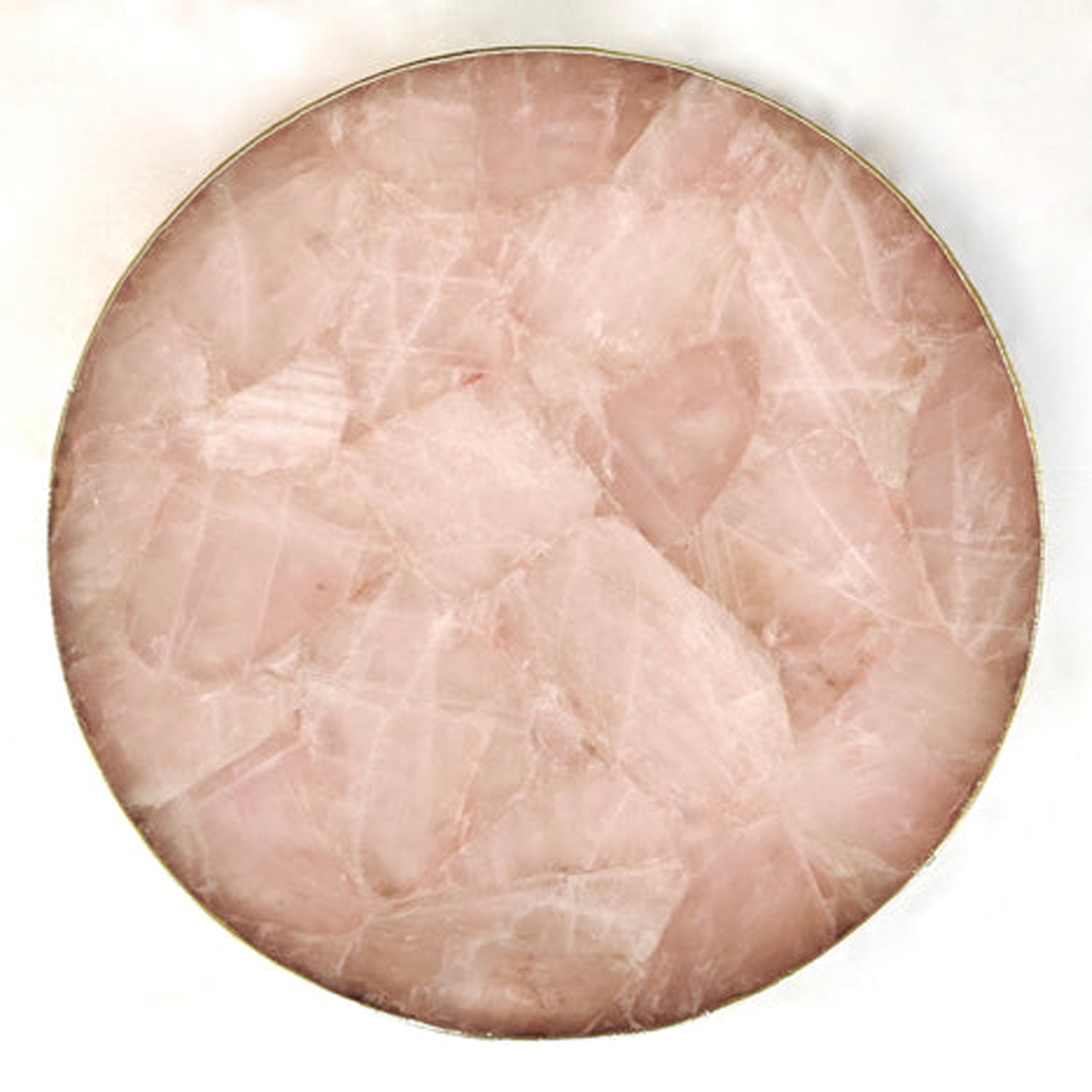 Rose Quartz  Agate Cheese Platter/Tray | Circular | Main image