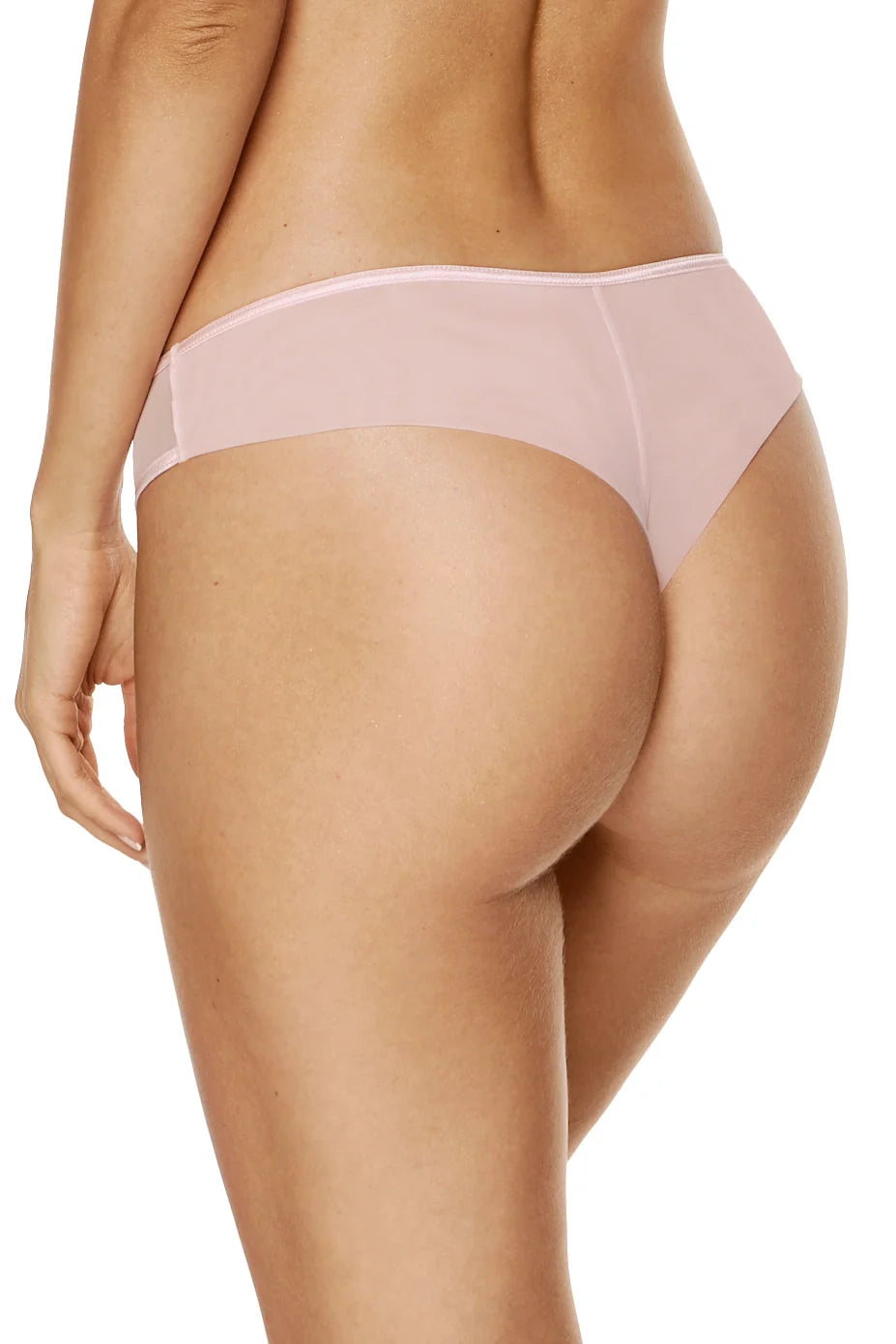 Sheer Mesh Thong Panty Gorteks Coco Pink Main image