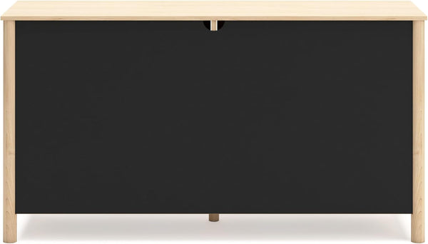 Light Brown Six Drawer Dresser For Bedroom Storage