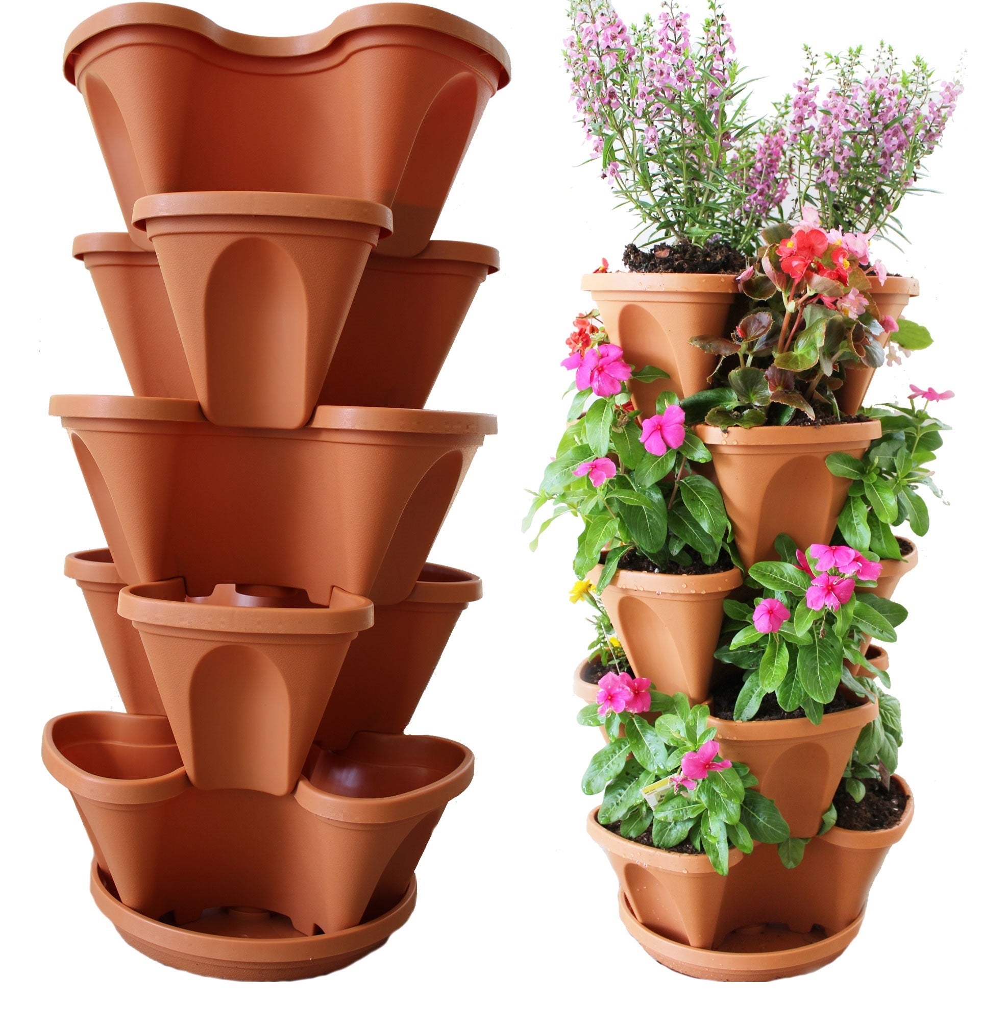 Nature's Distributing Stacking Planters - 5 Tier Main image
