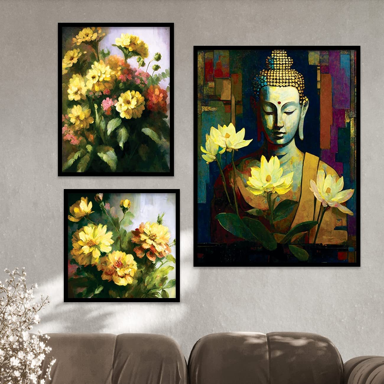 Modern Wall Art Framed Painting for Wall Decoration - Nature Wall