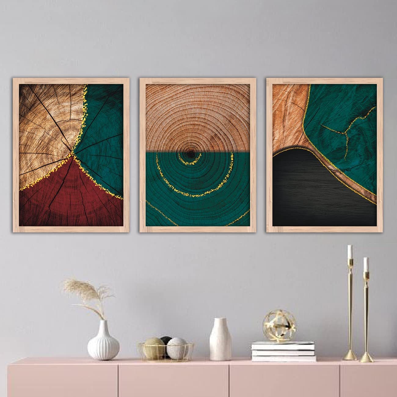 Modern Art Wall Decor Framed Paintings for Bedroom Room Living Room - Main image