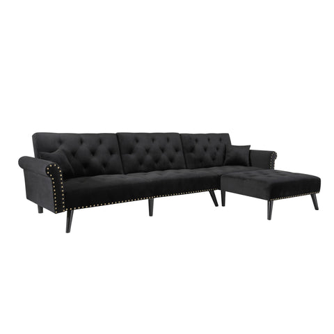 Convertible Sofa bed sleeper  velvet