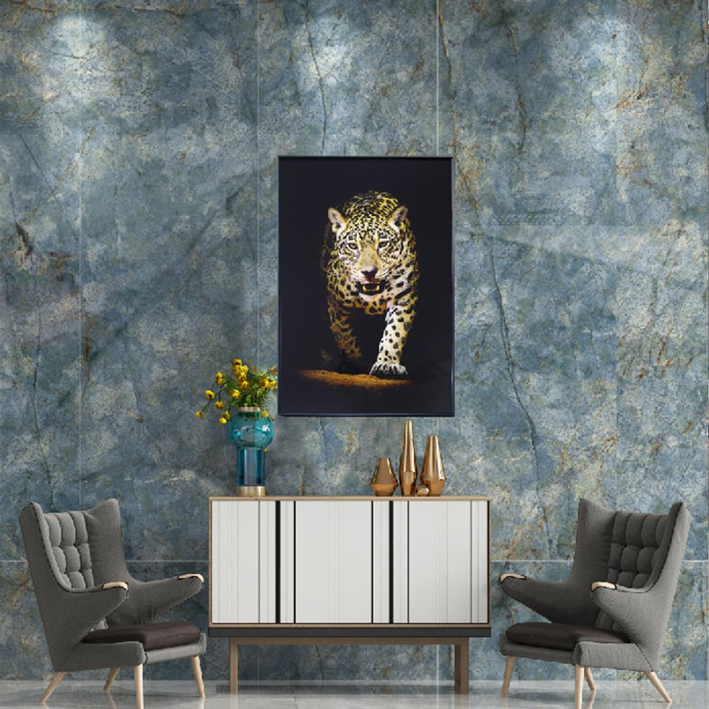 Tiger Glass Wall Art – UV-Printed Tempered Glass Panel 16" x 24"
