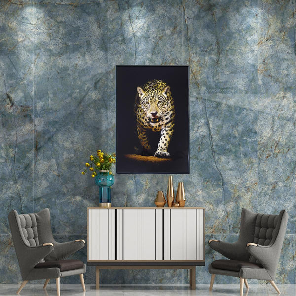 Tiger Glass Wall Art – UV-Printed Tempered Glass Panel 16" x 24"