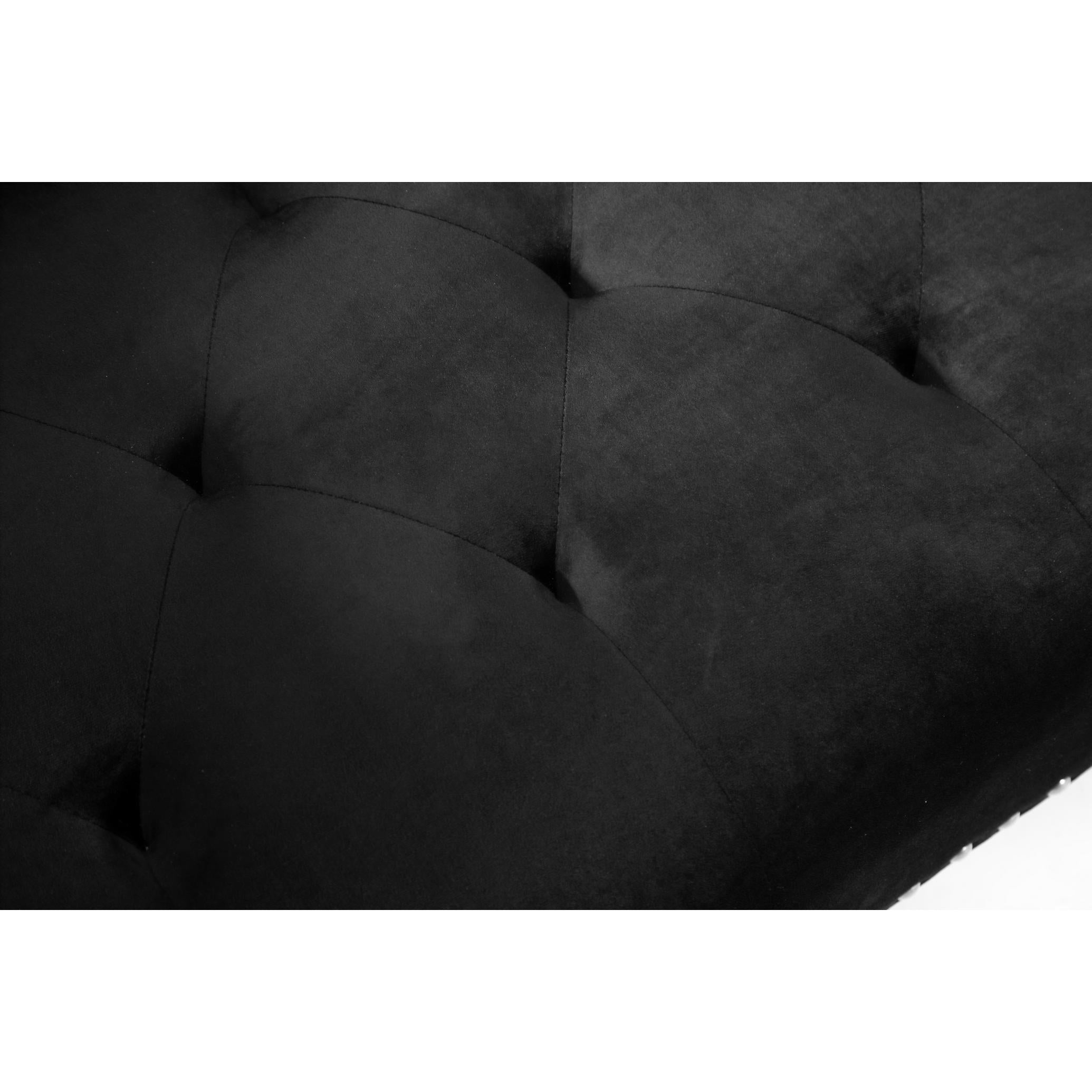 Velvet L-Shaped Sofa Bed – Reversible Sectional Sleeper with Solid Wood Frame