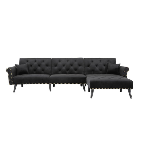 Convertible Sofa bed sleeper  velvet